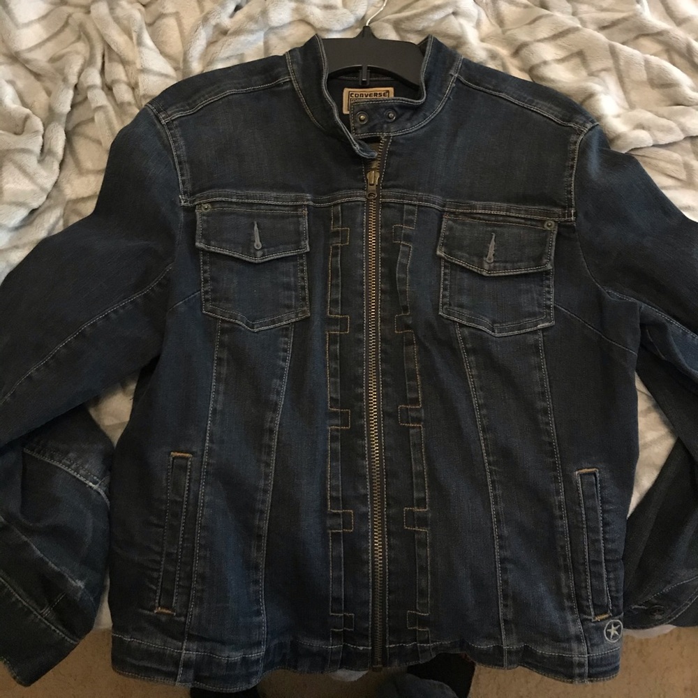 Women’s/ kids xl Jean converse jacket perfect